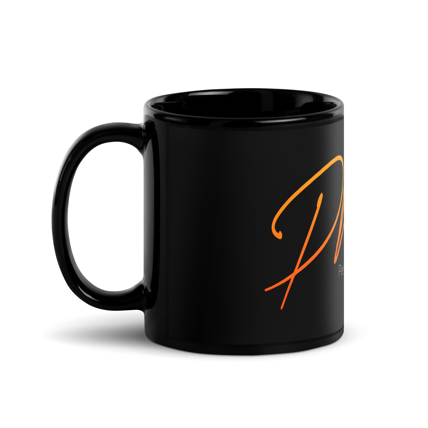 Black Glossy Mug