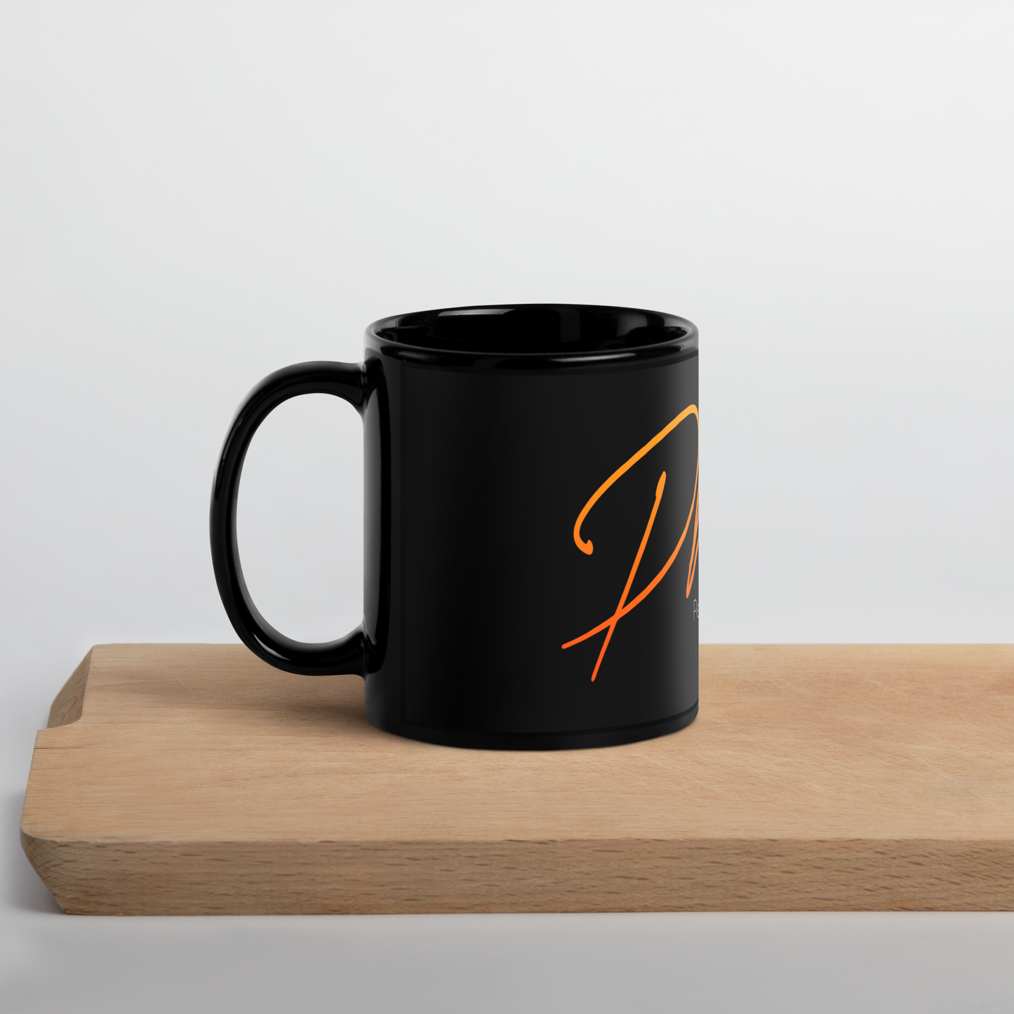 Black Glossy Mug
