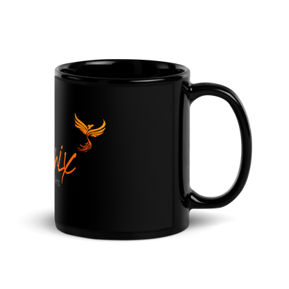 Black Glossy Mug